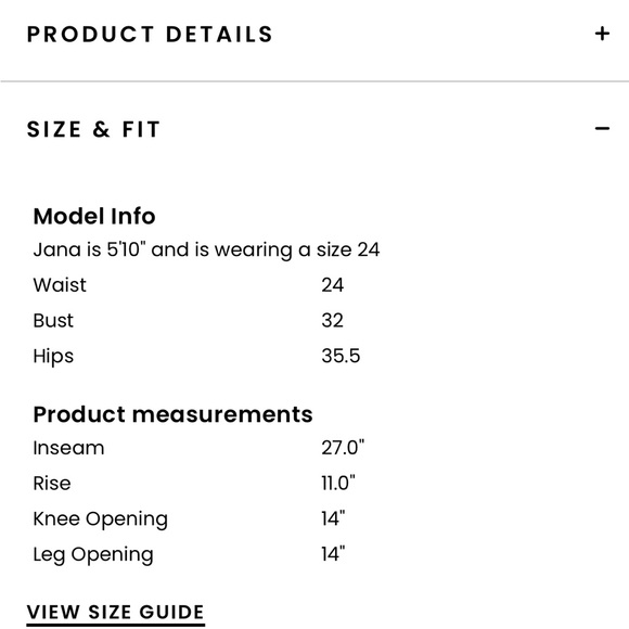 AGOLDE Riley Jeans, size 28 - Picture 6 of 6